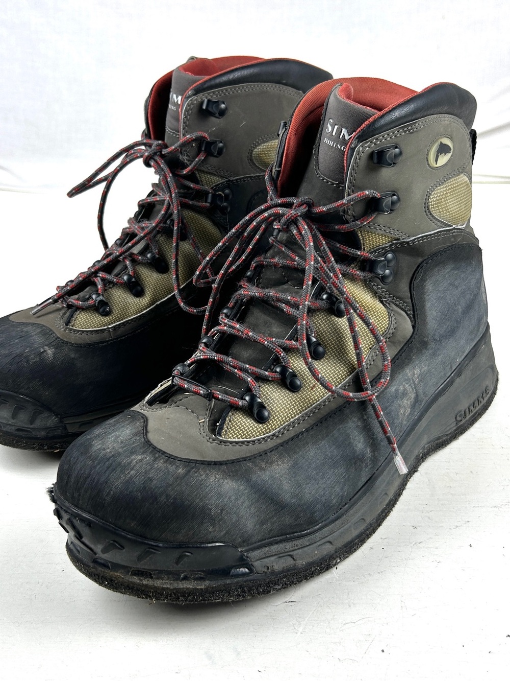 SIMMS Felt Bottom Sole Fly Fishing Wading Boots Men's 12